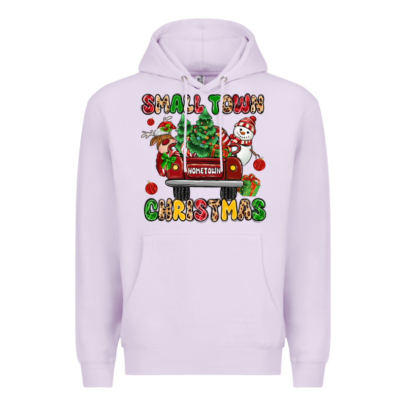 Christmas Santa And Reindeer Truck Premium Hoodie by MaliasSmallBusiness | Teevron