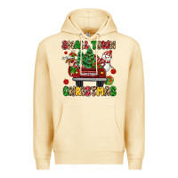 Pina Colada Christmas Santa and reindeer truck Premium Hoodie - MaliasSmallBusiness