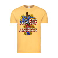 Vintage Mustard she loves jesus Vintage Tee - texasbilliewilder