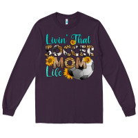 Plum livin' that soccer mom life Long Sleeve Tee - HRA Design Shop