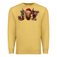 Antique Gold joy highland cow Premium Sweatshirt - Jasminsmagicworld