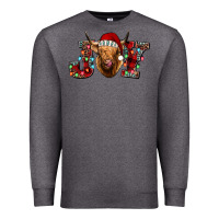 Charcoal Heather joy highland cow Premium Sweatshirt - Jasminsmagicworld