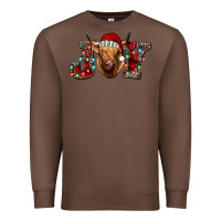 Chestnut joy highland cow Premium Sweatshirt - Jasminsmagicworld