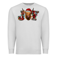 Dove Grey joy highland cow Premium Sweatshirt - Jasminsmagicworld