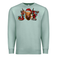 Seafoam joy highland cow Premium Sweatshirt - Jasminsmagicworld