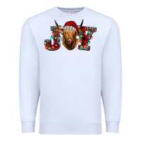 White joy highland cow Premium Sweatshirt - Jasminsmagicworld