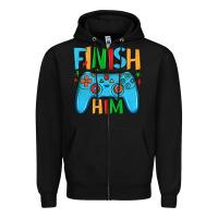Black finish him Zipper Hoodie - JahusDesignShop