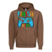 Chestnut finish him Zipper Hoodie - JahusDesignShop
