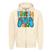 Sandshell finish him Zipper Hoodie - JahusDesignShop