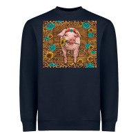 Navy baby pig Heavyweight Sweatshirt - RanaPortraitStore