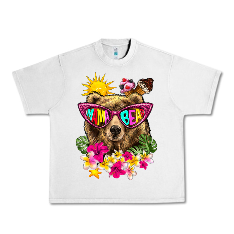 Mama Bear Summer Urban Heavy Tee by texasbilliewilder | Teevron