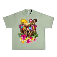 Oil Green mama bear summer Urban Heavy Tee - texasbilliewilder