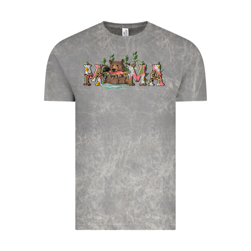 Mama With Bear And Daisy Vintage Tee by RanaPortraitStore | Teevron