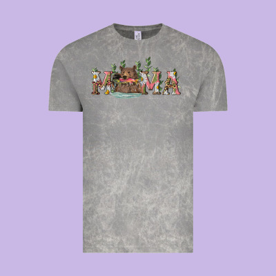 Vintage Tee mama with bear and daisy