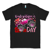 Black valentines day monster truck Classic Tee - RacoonDesign