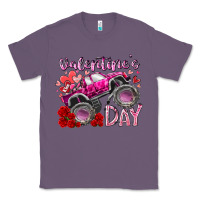 Lavender valentines day monster truck Classic Tee - RacoonDesign