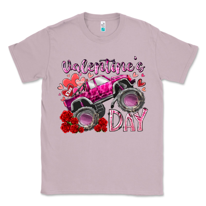Valentines Day Monster Truck Classic Tee by RacoonDesign | Teevron
