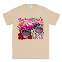 Mushroom valentines day monster truck Classic Tee - RacoonDesign