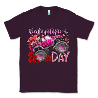Plum valentines day monster truck Classic Tee - RacoonDesign