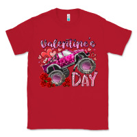 Red valentines day monster truck Classic Tee - RacoonDesign