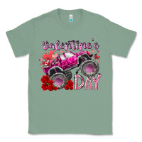 Sage valentines day monster truck Classic Tee - RacoonDesign
