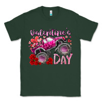 Sports Green valentines day monster truck Classic Tee - RacoonDesign