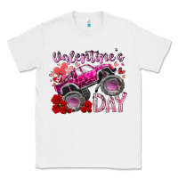 White valentines day monster truck Classic Tee - RacoonDesign