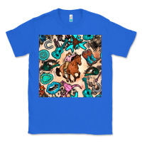 True Royal western cowgirl seamless pattern Classic Tee - BundleAndBundleShop