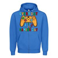 True Royal every day is gaming day Zipper Hoodie - JahusDesignShop