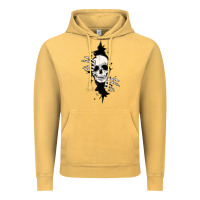 Skull In The Wall File Vintage Hoodie | Teevron