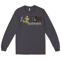 Smoke autism awareness Long Sleeve Tee - SublimationCraftShop