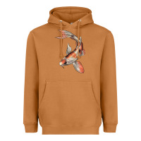 Meerkat Koi Fish Heavyweight Hoodie - LillyAllenDesigns