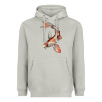 Moon Dust Koi Fish Heavyweight Hoodie - LillyAllenDesigns