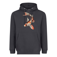 Smoke Koi Fish Heavyweight Hoodie - LillyAllenDesigns