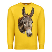 Lemon Andalusian Donkey Face Premium Sweatshirt - LillyAllenDesigns