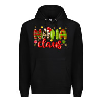 Black nana claus Premium Hoodie - MaliasSmallBusiness