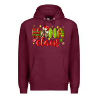 Burgundy nana claus Premium Hoodie - MaliasSmallBusiness