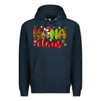 Navy nana claus Premium Hoodie - MaliasSmallBusiness