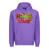 Purple nana claus Premium Hoodie - MaliasSmallBusiness
