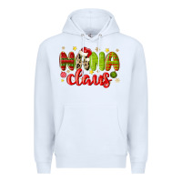 White nana claus Premium Hoodie - MaliasSmallBusiness