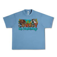 Pebble Blue cowboy in training Urban Heavy Tee - Zillion Design Studio