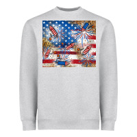 Heather Grey American Heavyweight Sweatshirt - RanaPortraitStore