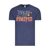 Vintage Denim stars and striper billie wilder Vintage Tee - texasbilliewilder