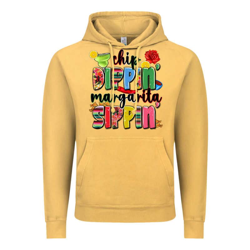 Chip Dippin' Margarita Sippin' Vintage Hoodie by JahusDesignShop | Teevron