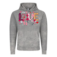 Cloud Rock love nurse valentines day Vintage Hoodie - MaliasSmallBusiness