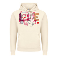 Vintage Artic love nurse valentines day Vintage Hoodie - MaliasSmallBusiness