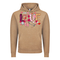 Vintage Coffee love nurse valentines day Vintage Hoodie - MaliasSmallBusiness
