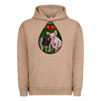 Pigment Burro christmas pig Urban Hoodie - LillyAllenDesigns