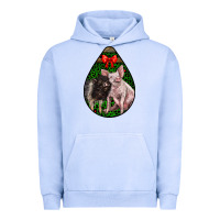 Pigment Grape Ice christmas pig Urban Hoodie - LillyAllenDesigns