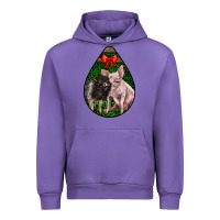 Tulip christmas pig Urban Hoodie - LillyAllenDesigns